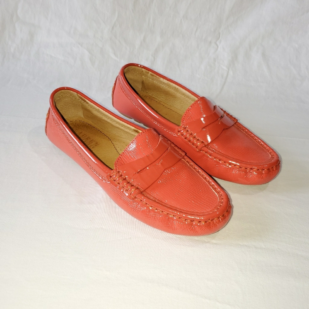 Ralph Lauren Genuine Leather Lining Flat Shoes